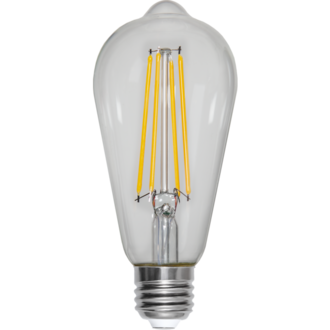 LED Lamp E27 ST64 Sensor clear