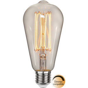 LED Lamp E27 ST64 Decoled Grace Clear
