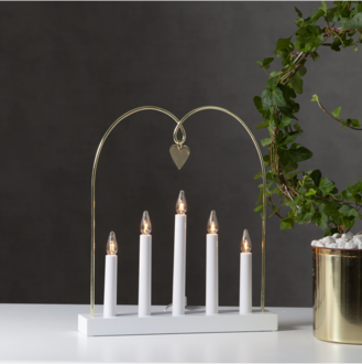 Candlestick Glossy Bow