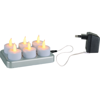 LED Tealight 6 Pack Chargeme
