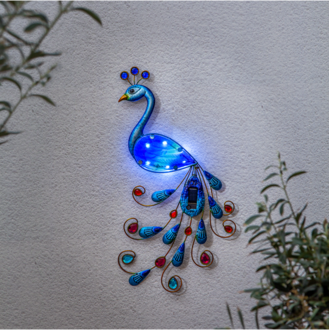 Solar Decoration Peacock