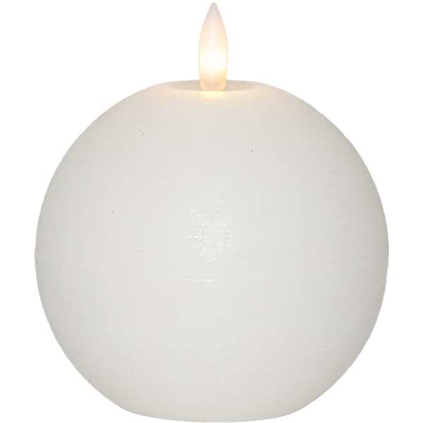 LED Pillar Candle Flamme Rustic