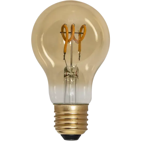 LED-lampa E27 Normal Decoled Spiral Amber