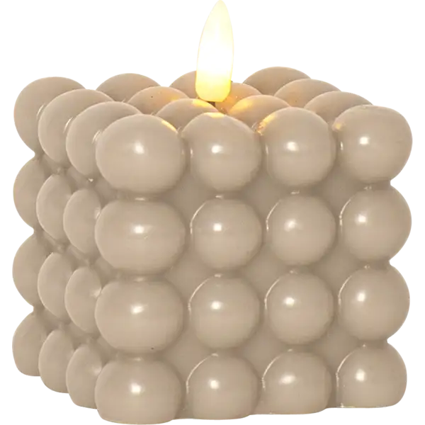 LED Stumpenkerze Flamme Dot