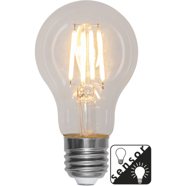 LED Lamp E27 A60 Sensor clear