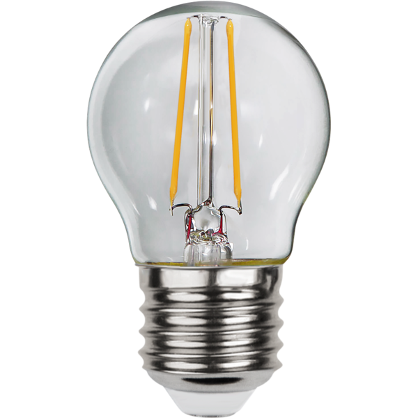 LED Lamp E27 G45 Clear