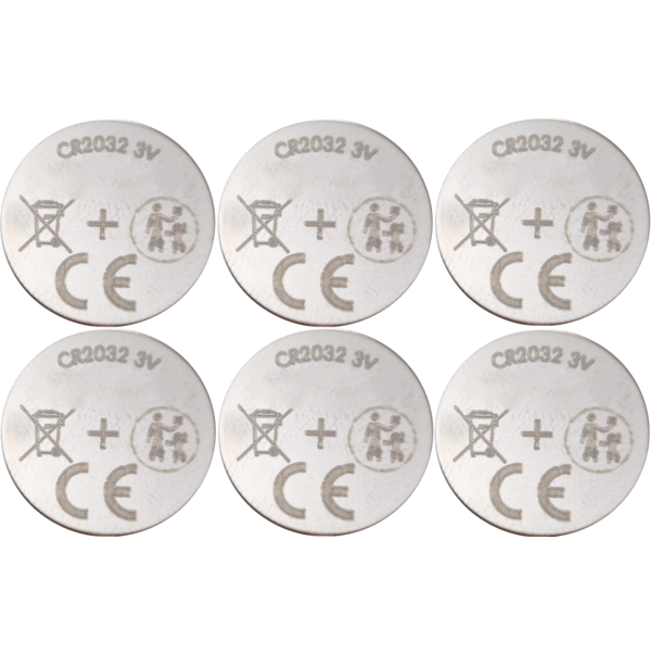 Batteri 6-pack CR2032