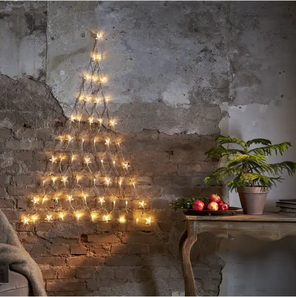 Lichternetz Star Curtain