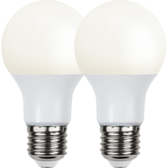 LED Lamp E27 2 Pack Opaque Basic