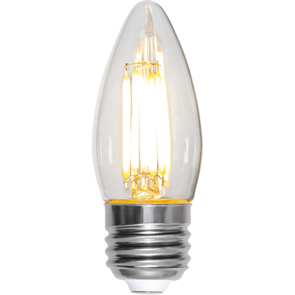 LED Lamp E27 C35 Clear