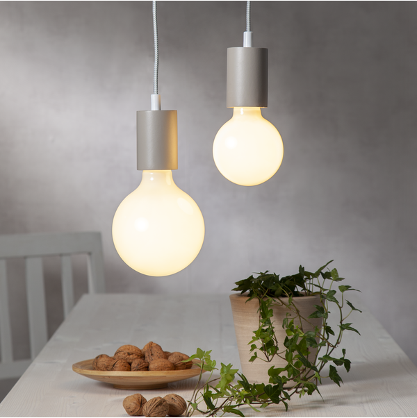 LED Lamp E27 G95 Opaque Fil RA90 3-step