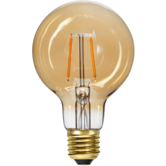 LED Lamp E27 G80 Plain Amber
