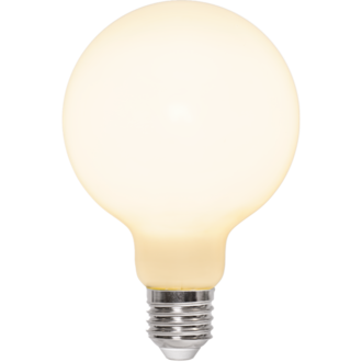 LED Lamp E27 G95 Opaque Fil RA90 3-step memo