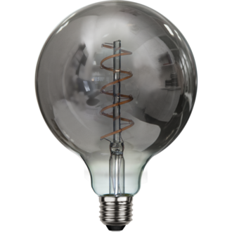 LED Lamp E27 G125 Decoled Spiral Smoke