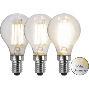 LED Lamp E14 P45 Clear 3-step 