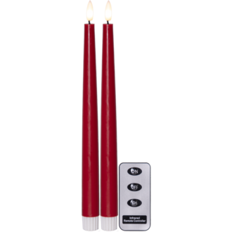 LED Dinner Candle 2 pack Flamme Slim