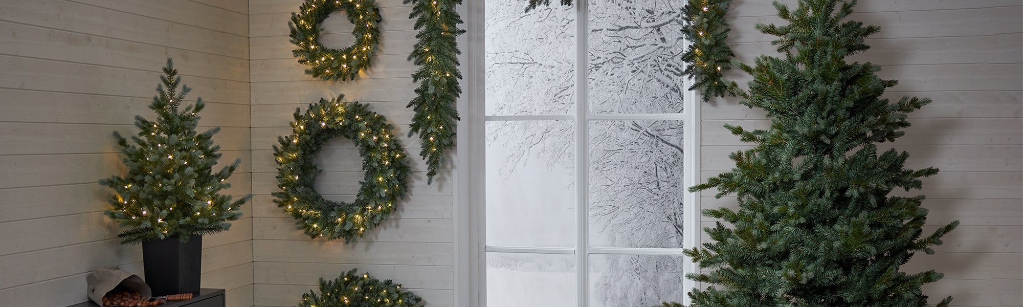 Christmas Trees and Wreaths