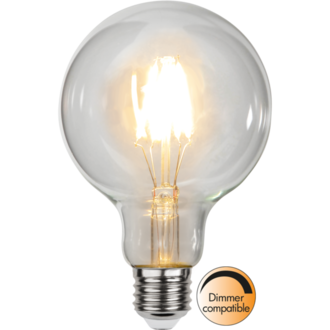 LED Lamp E27 G95 Clear