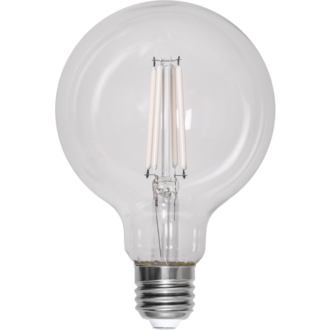 LED Lamp E27 G95 Clear White Filament