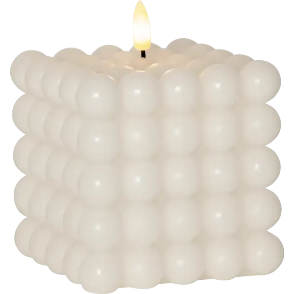 LED Stumpenkerze Flamme Dot