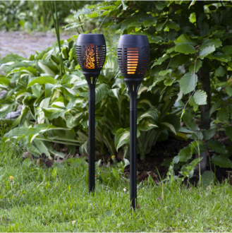 Solar Torch 2 Pack Flame