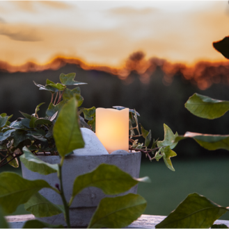 LED Memorial Candle Flame candle