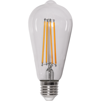 LED Lamp E27 ST64 Sensor clear