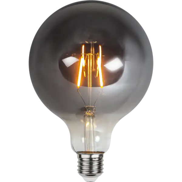 LED-lampa E27 Glob 125 Plain Smoke