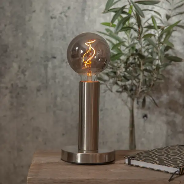 LED-lampa E27 Glob 95 Decoled Grace Smoke
