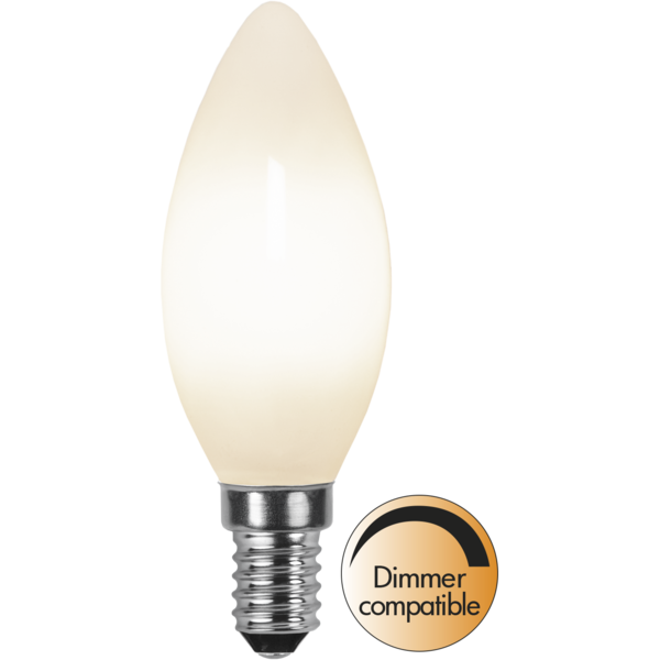 LED Lamp E14 B35 Opaque Filament RA90