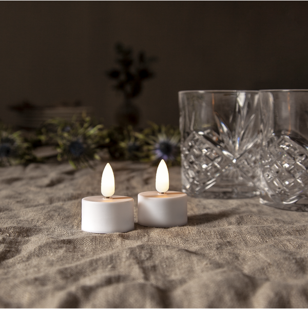 LED Tealight 2 Pack Flamme