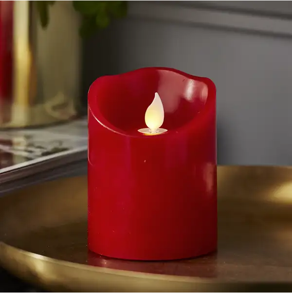 LED Stumpenkerze M-Twinkle