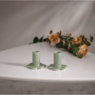 Candleholder 2-p Bloom