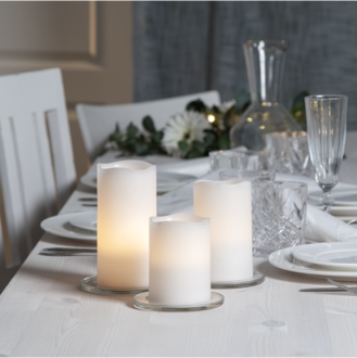 LED Pillar Candle 3 pack May