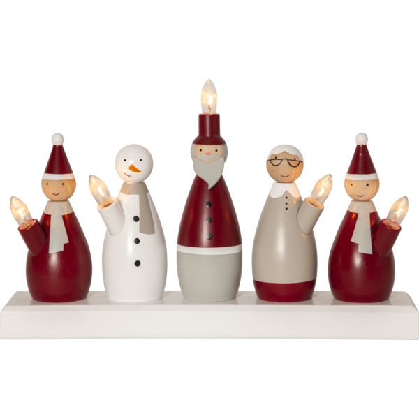 Candlestick Tomtefamilj 