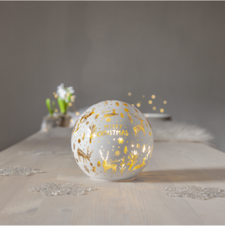 Glass Decoration MerryX-mas