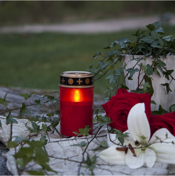 LED Memorial Candle Serene