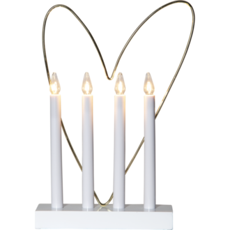 Candlestick Glossy Heart