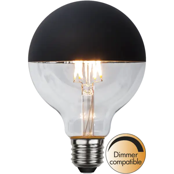 LED-lampa E27 Glob 95 Top Coated