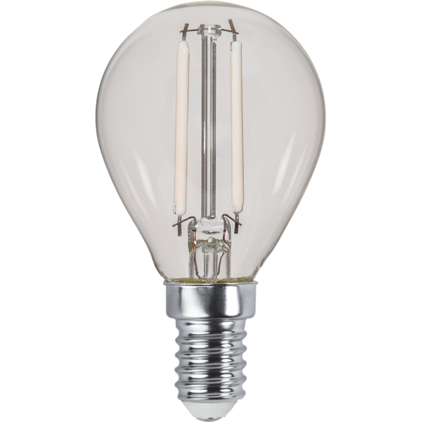 LED-lampa E14 Klot Clear White Filament