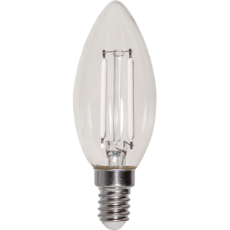 LED Lamp E14 C35 Clear White Filament