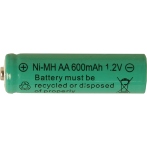 Rechargeable Battery AA 1,2V 600mAh Ni-MH