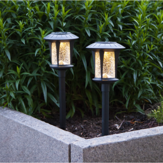 Solar Bollard 2 Pack Monaco