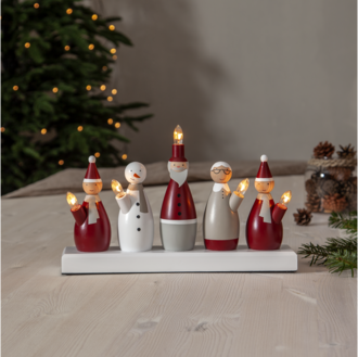 Candlestick Tomtefamilj 