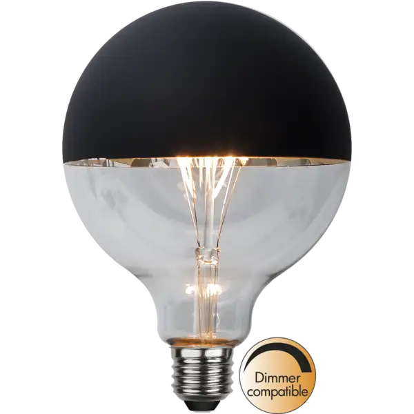 LED-lampa E27 Glob 125 Top Coated