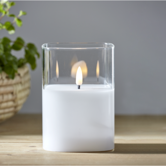 LED Pillar Candle Flamme