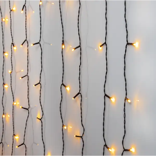 Curtain Lights Golden Warm White