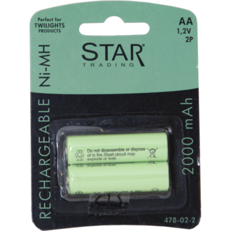 Rechargeable Battery AA 1,2V 2000mAh Ni-MH