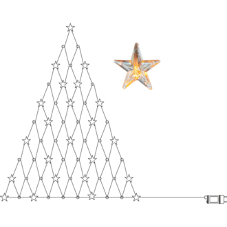 Net Light Star Curtain