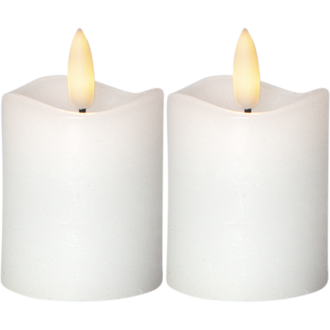 LED Pillar Candle 2 pack Flamme